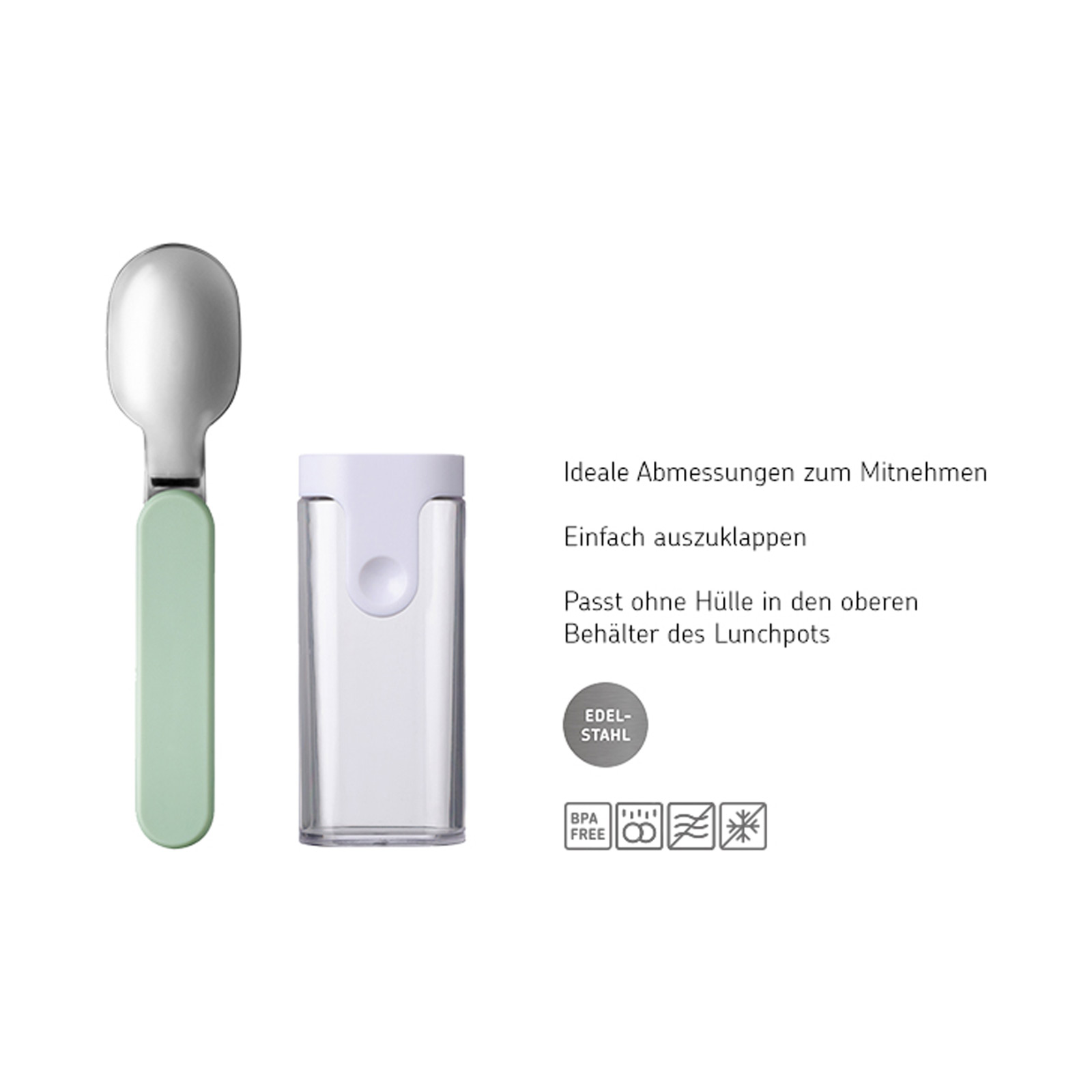 Mepal ELLIPSE Faltbarer Löffel Nordic Sage