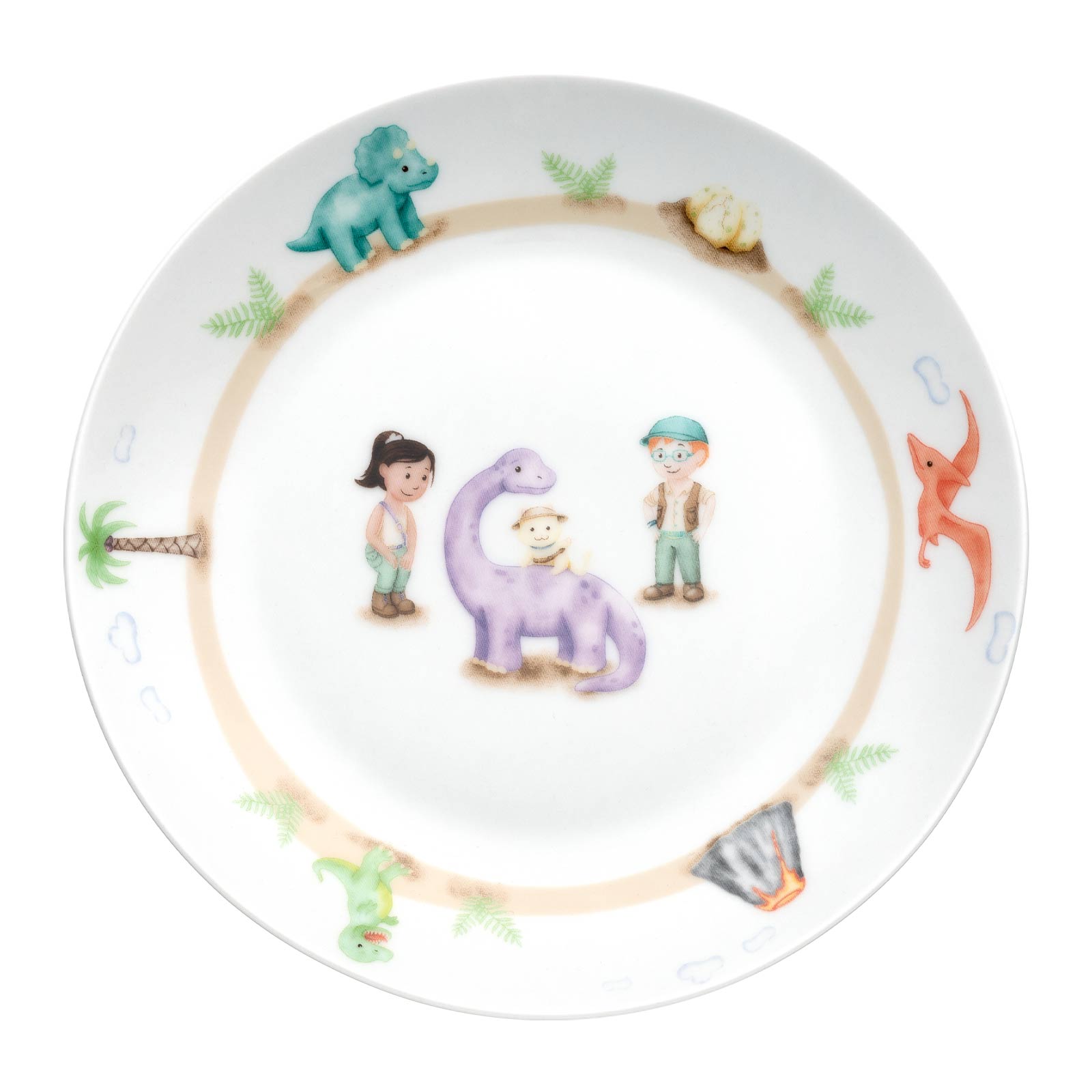 Leonardo BAMBINI Avventura Kindergeschirr Set 3-teilig Dino - A 