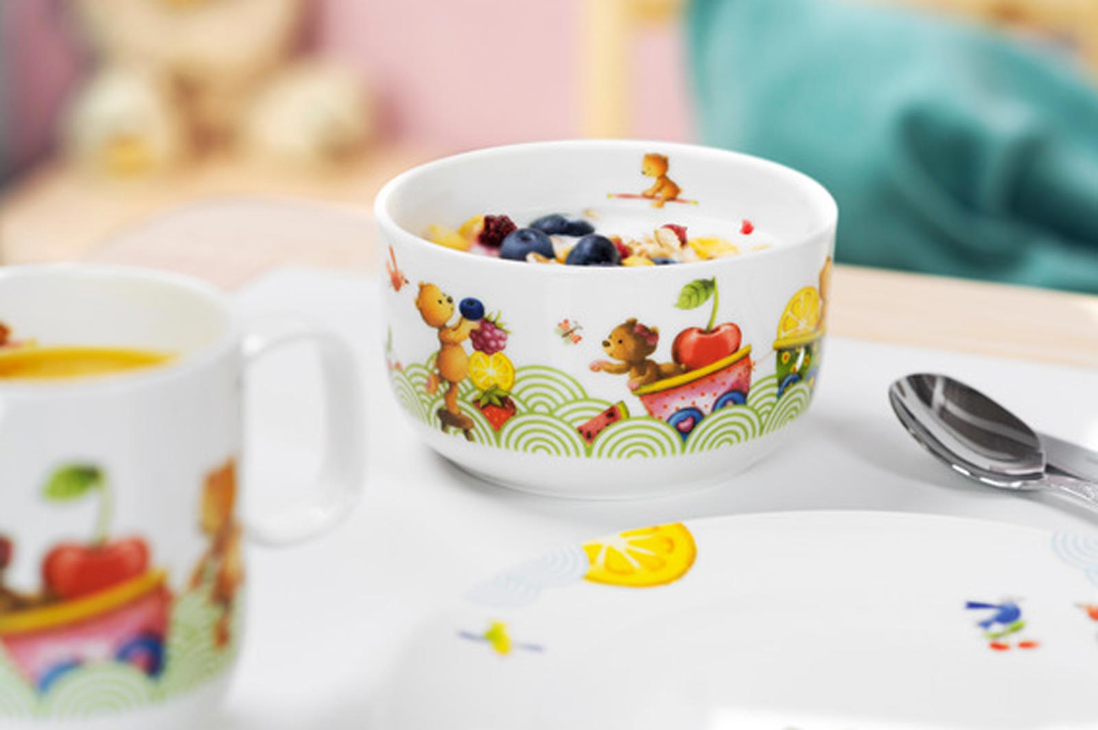 Villeroy & Boch HUNGRY AS A BEAR Kindergeschirrset 3-tlg