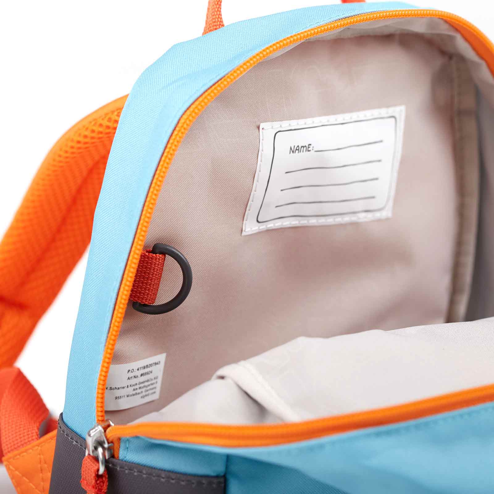 Sigikid Kinder Minirucksack Fuchs hellblau - A 