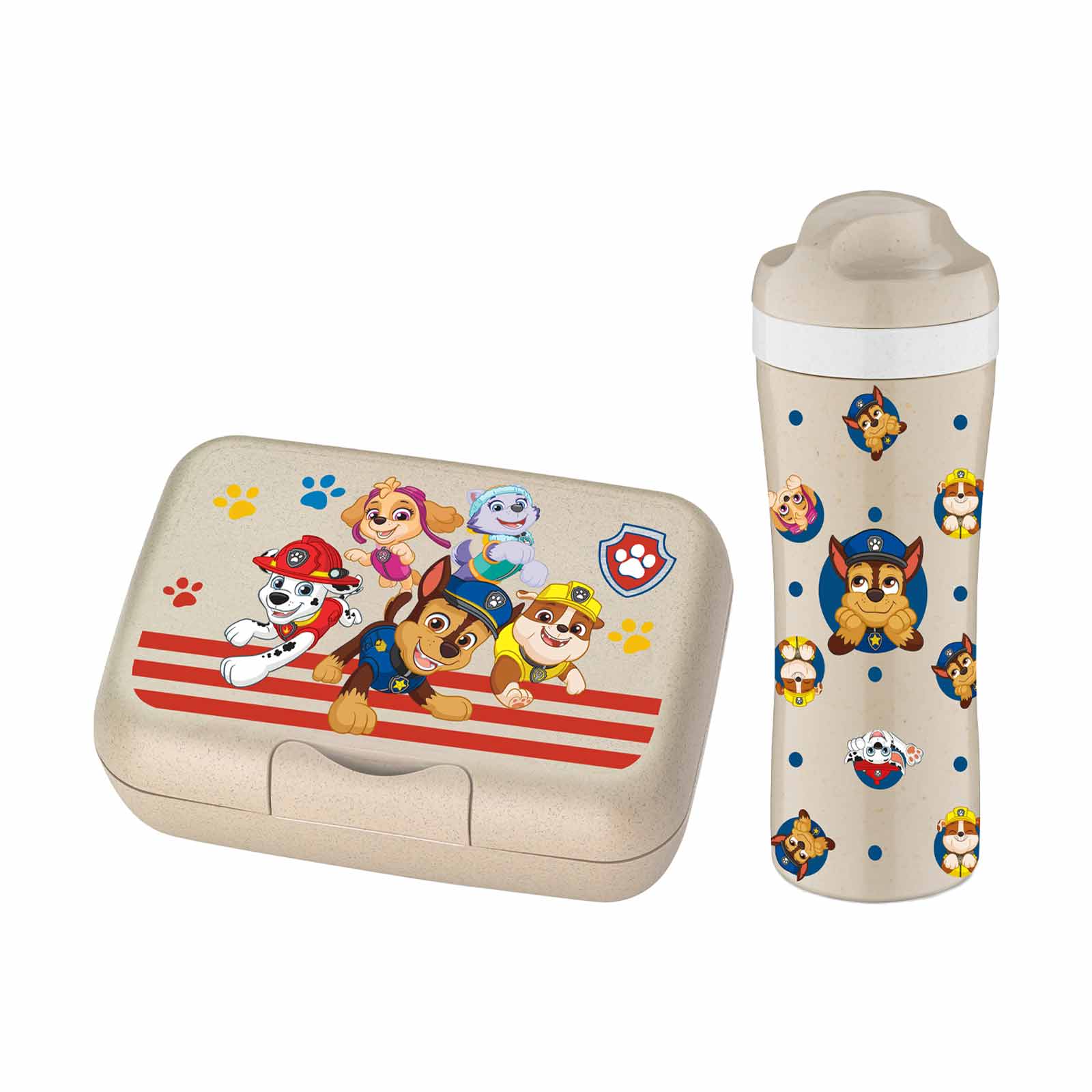 Koziol Lunchset Paw Patrol organic sand 2-tlg. - A 