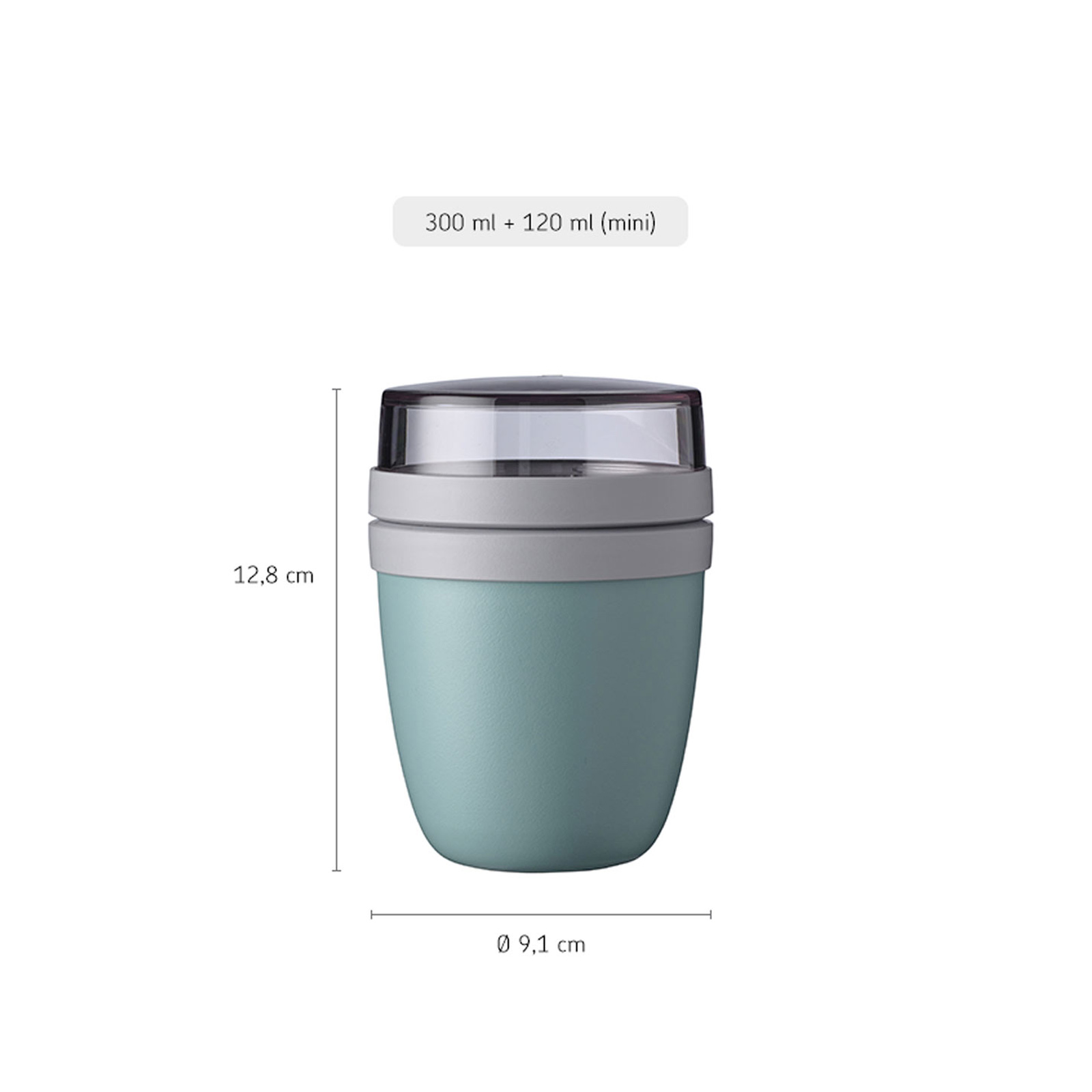 Mepal ELLIPSE Lunchpot Mini weiß