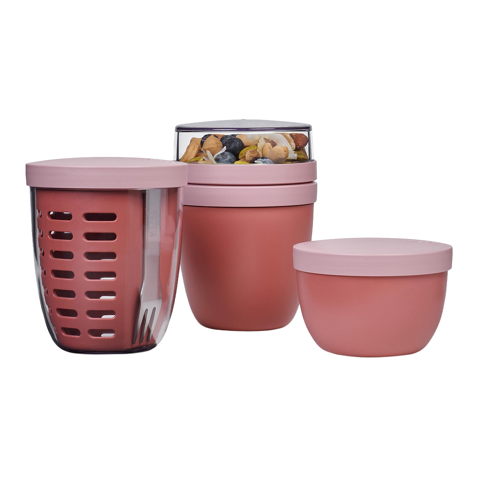 Mepal ELLIPSE Pot-Set 3-teilig Vivid Mauve