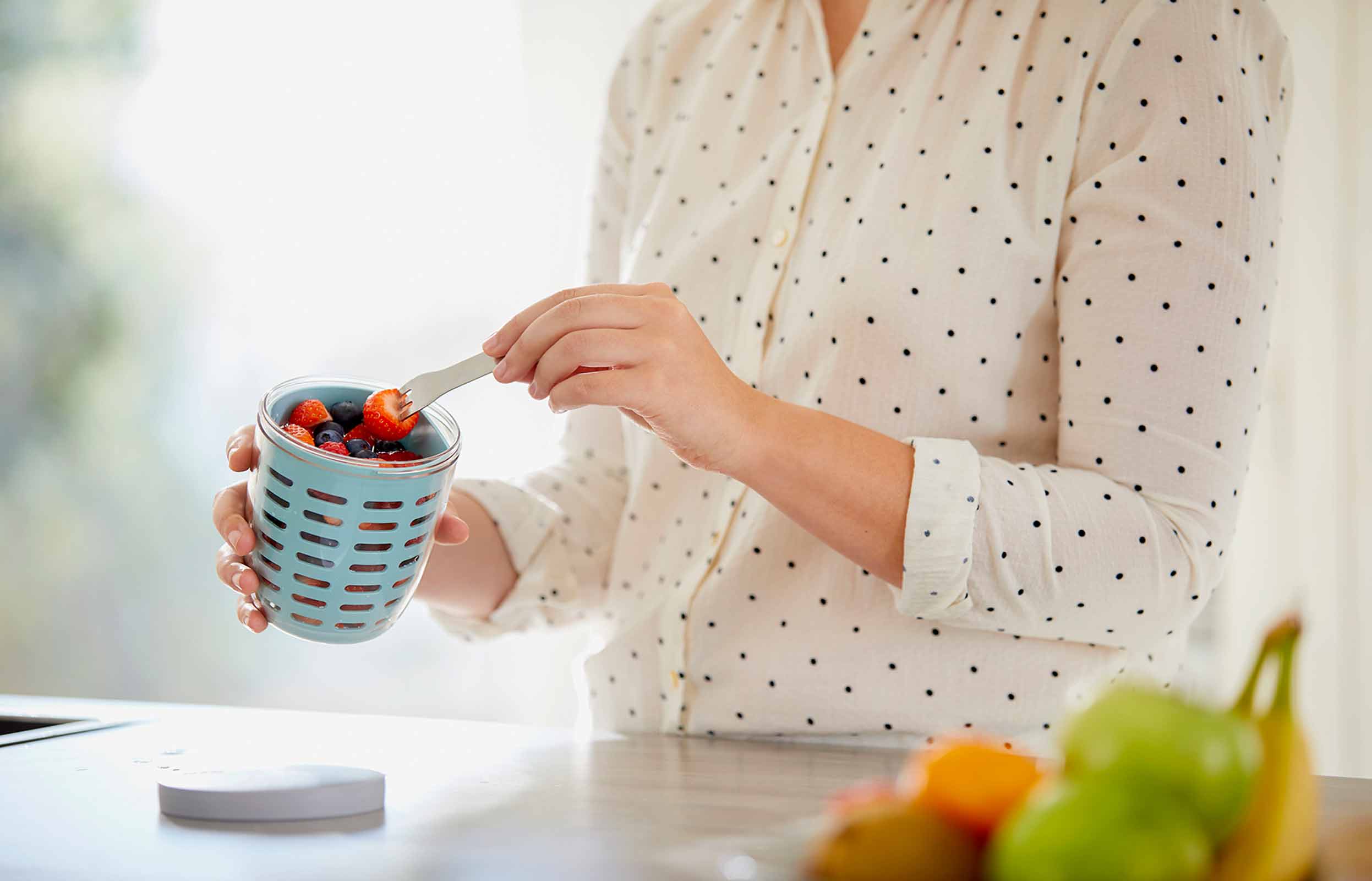 Mepal ELLIPSE Lunchpot mit Fruitpot Nordic Denim