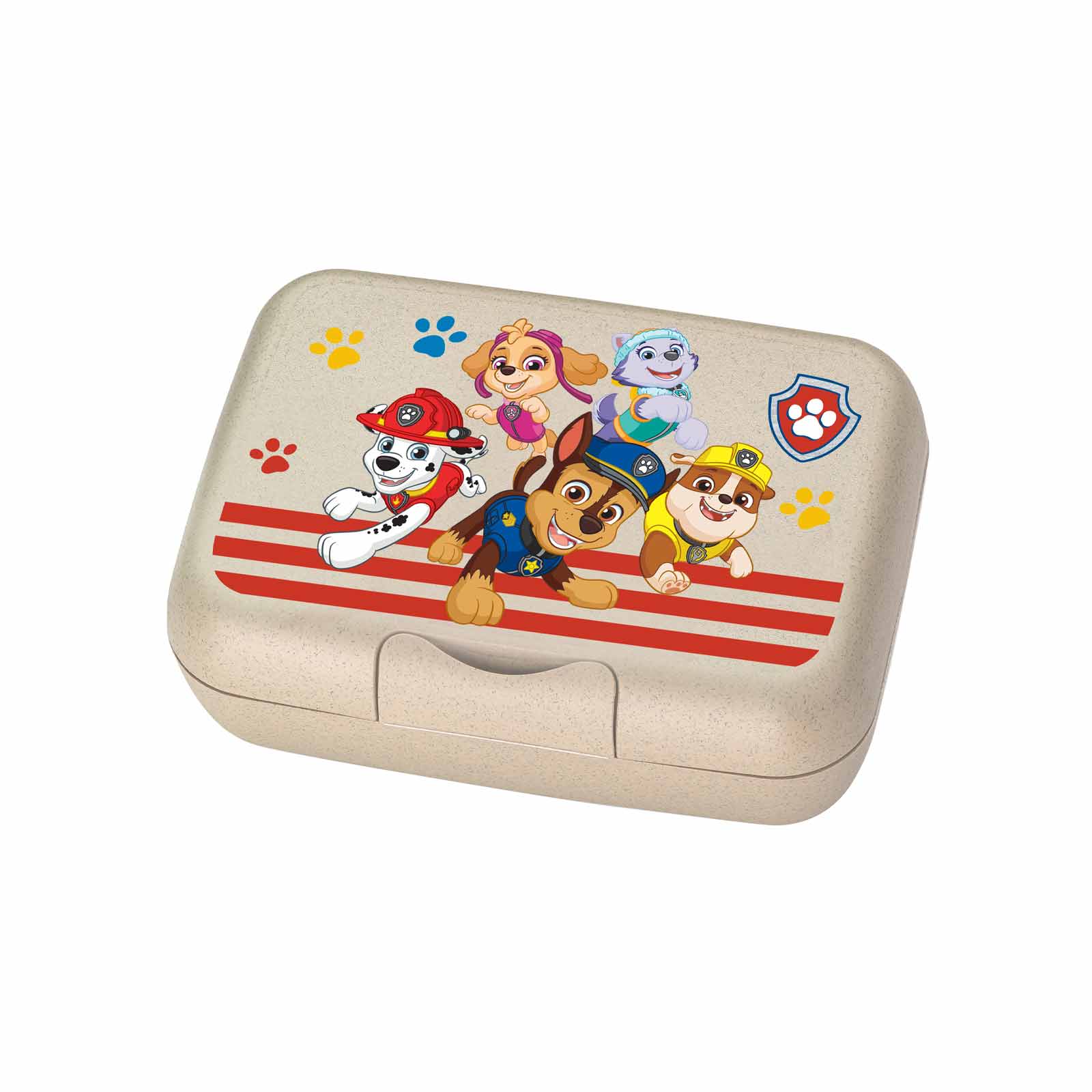 Koziol CANDY Lunchbox mit Trennschale L Paw Patrol organic sand - A 