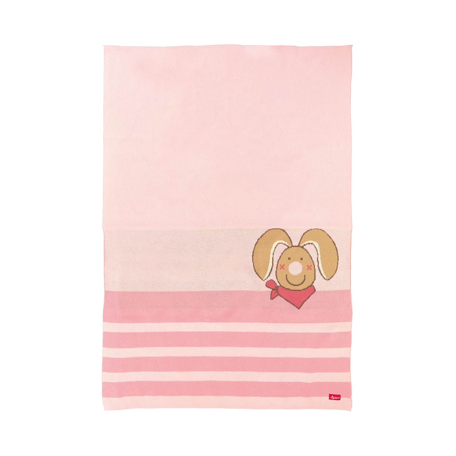 Sigikid Baby Kuscheldecke & Kissen Set 2-tlg. Hase DubbiDuu rosa - A