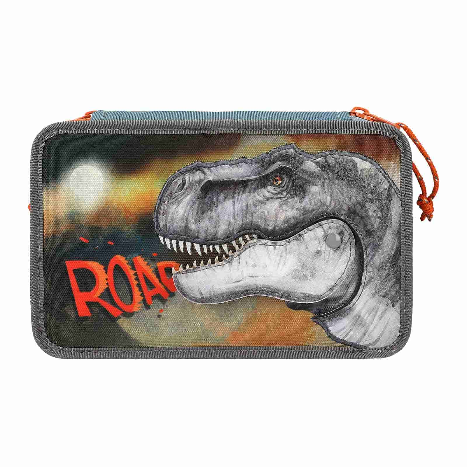 Dino World 3-Fach Federtasche ROAR inkl. Stifte