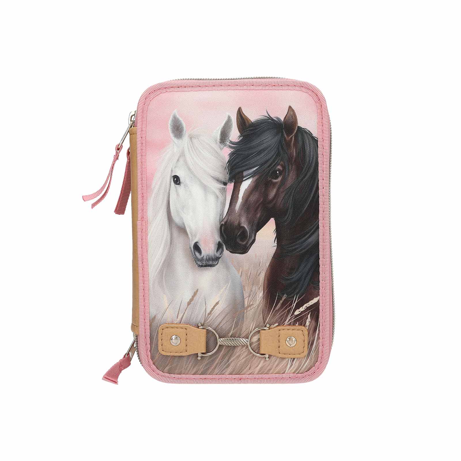 Miss Melody 3-Fach Federtasche DUSTY ROSE inkl. Stifte