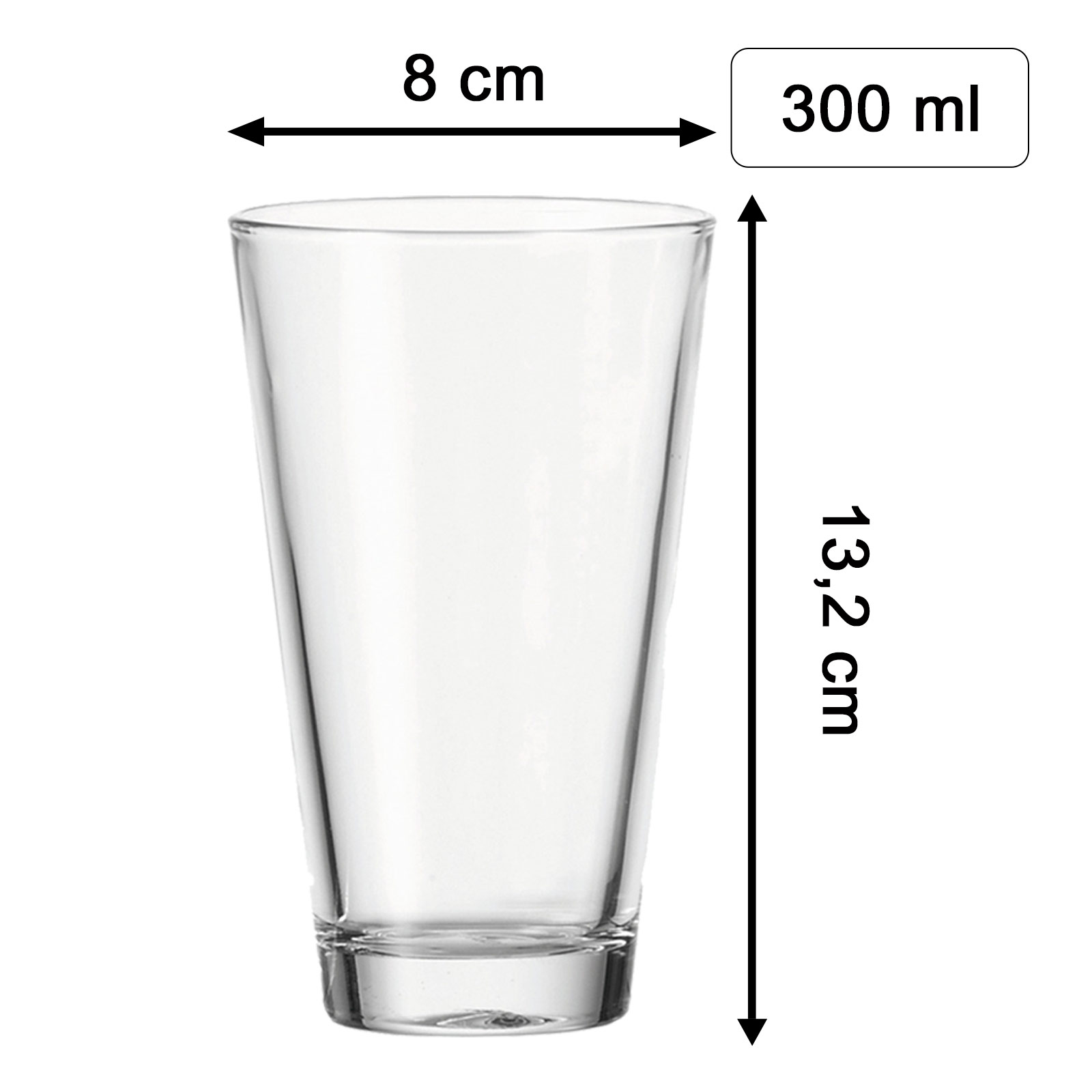 Trinkglas mit Gravur 300 ml Trikot