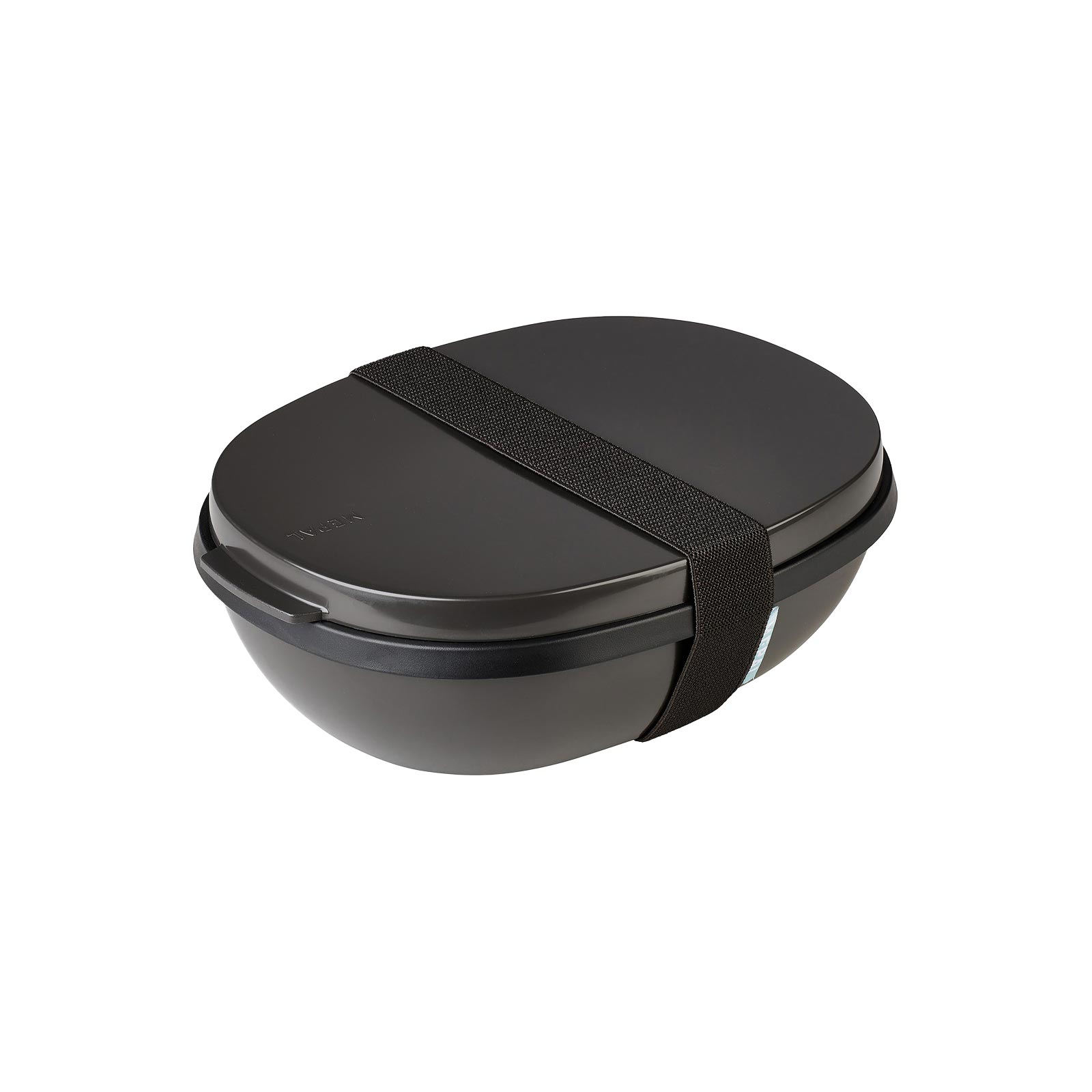 Mepal ELLIPSE Lunchbox Duo mit Besteck Nordic Black - A 