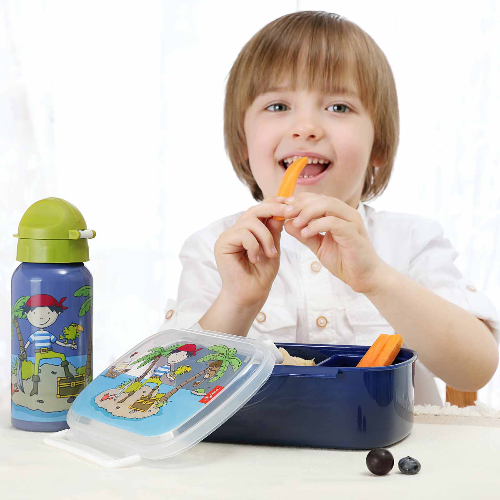 Sigikid Kinder Lunchset Sammy Samoa Insel 2-teilig - A 