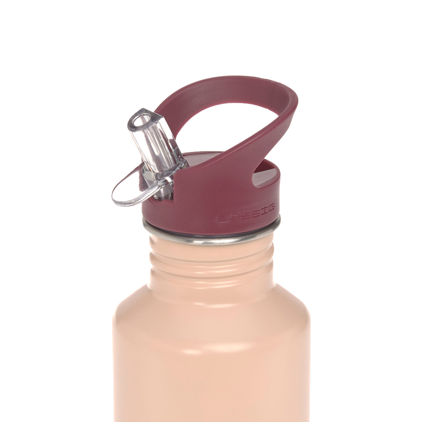 Lässig Kinder Edelstahl Trinkflasche 500 ml Rosa - A 