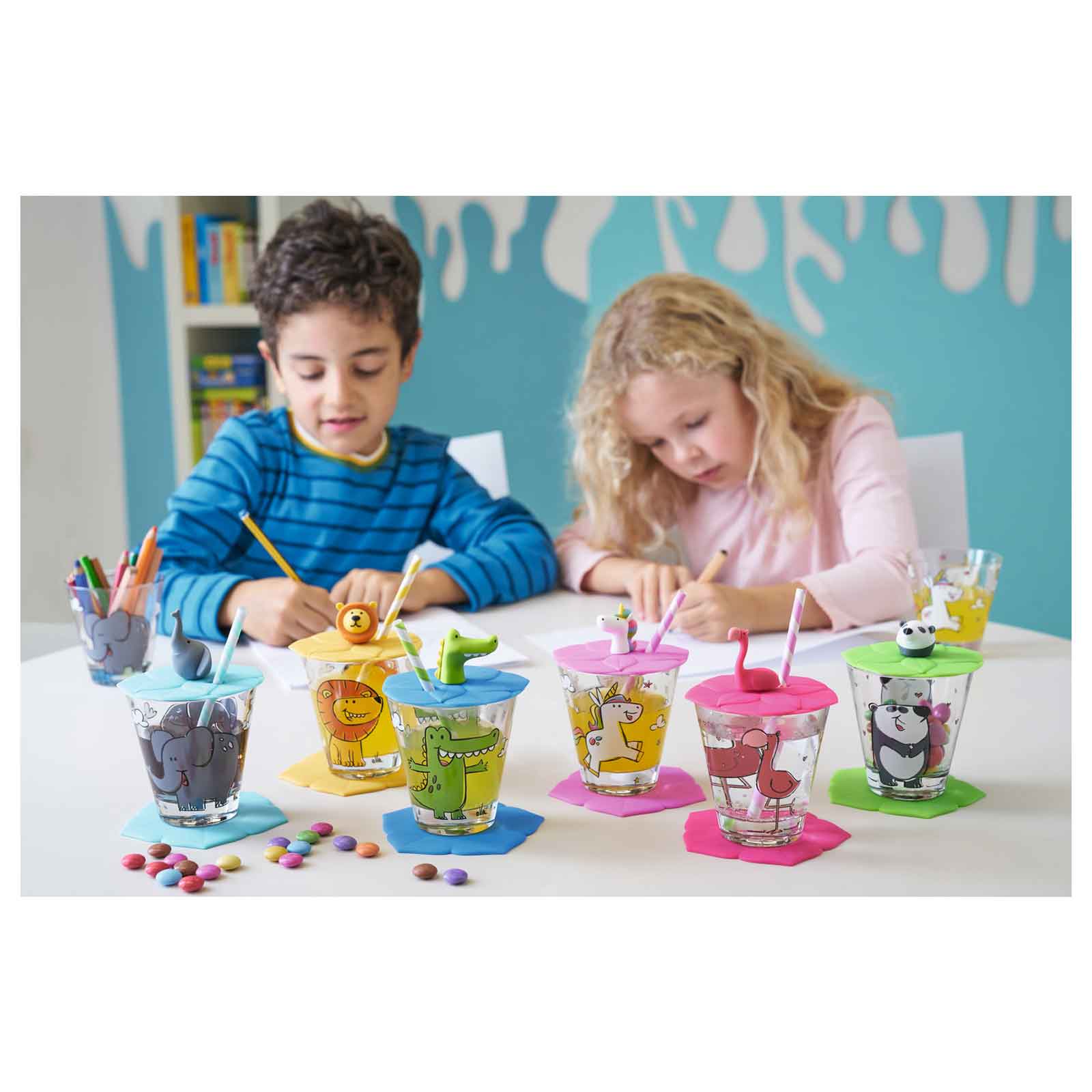 Leonardo BAMBINI 3er Mädchen Kinderbecher Set 215 ml