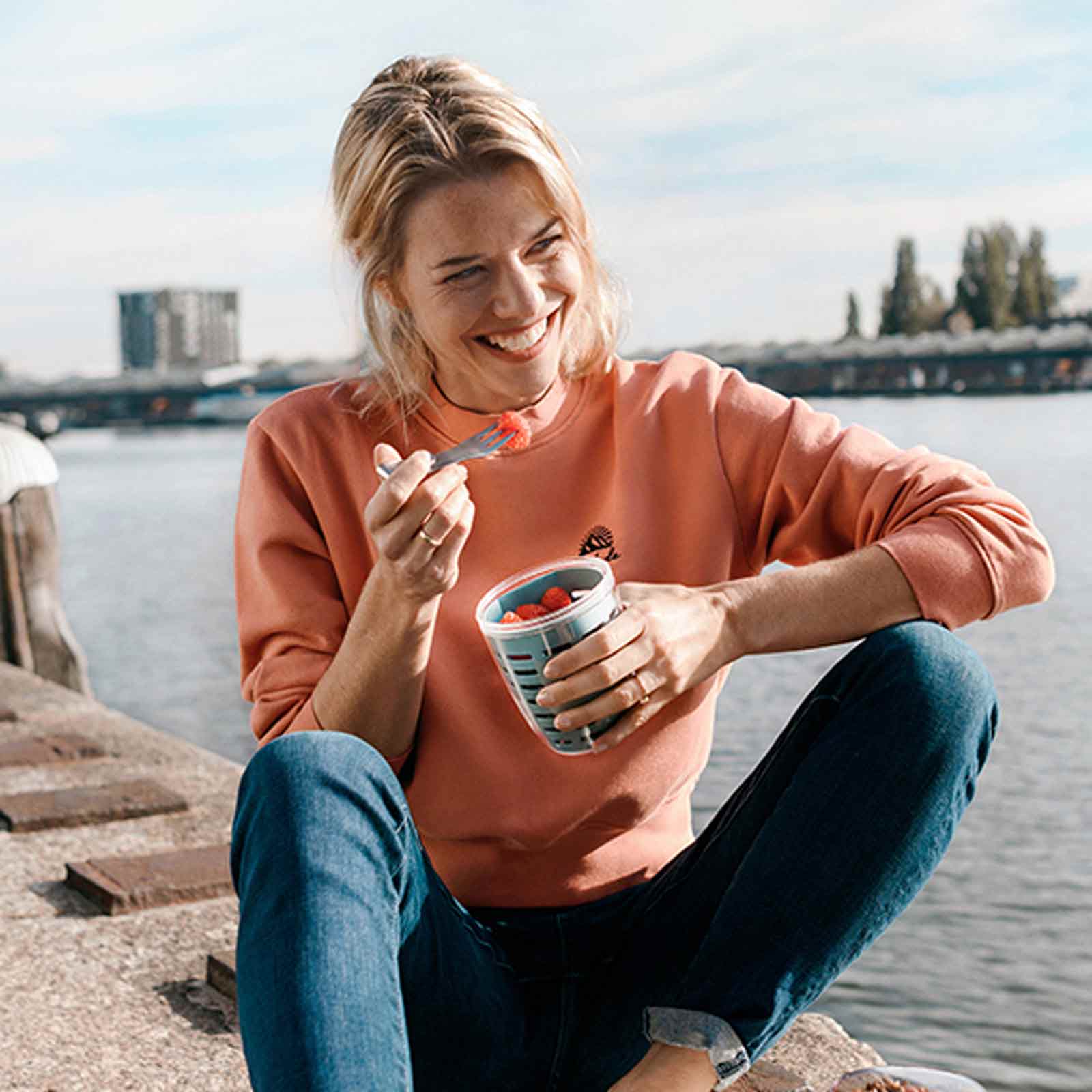 Mepal ELLIPSE Lunchpot mit Fruitpot Nordic Blue New