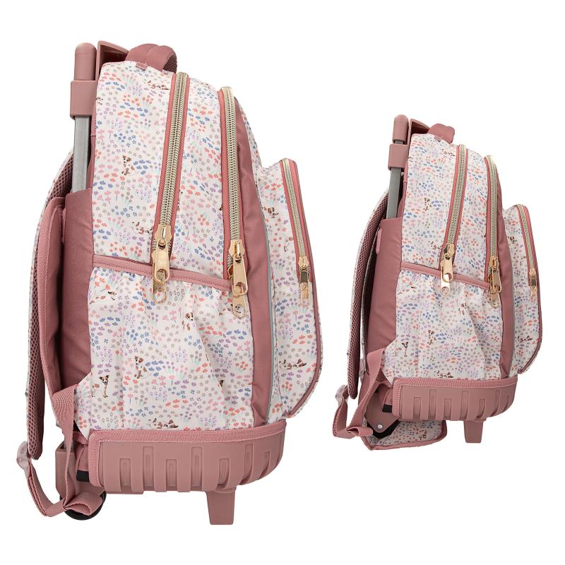 TOPModel Schulrucksack Trolley VELO FLEUR