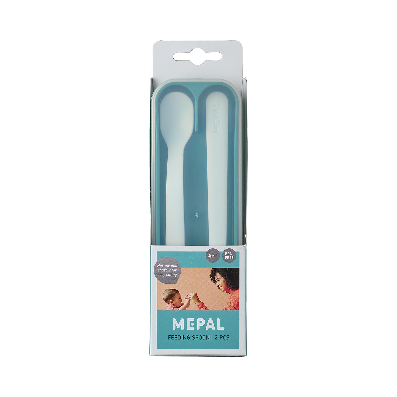 Mepal MIO Fütterlöffel deep turquoise 2er Set - A 