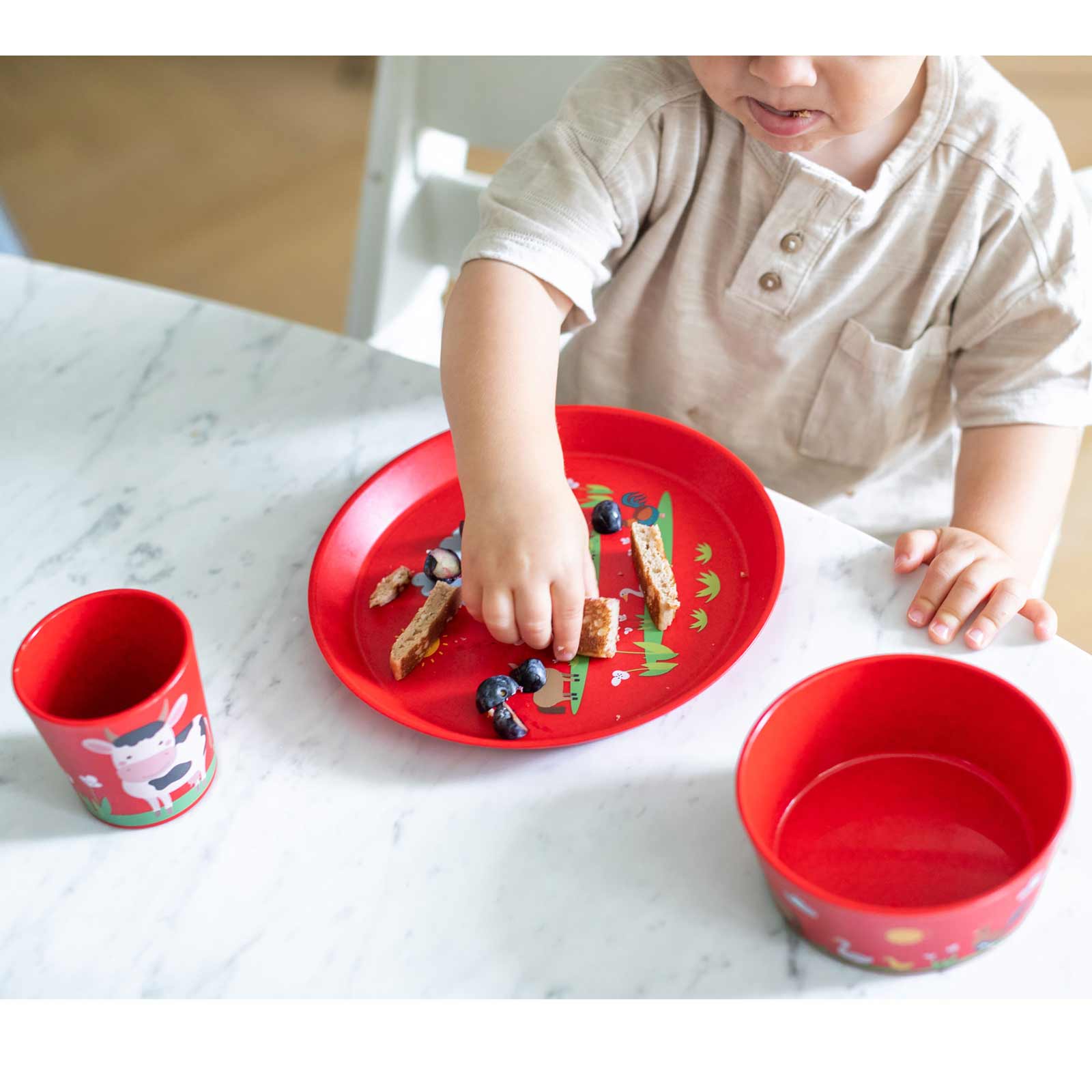 Koziol Kindergeschirrset 3-teilig Farm - A 