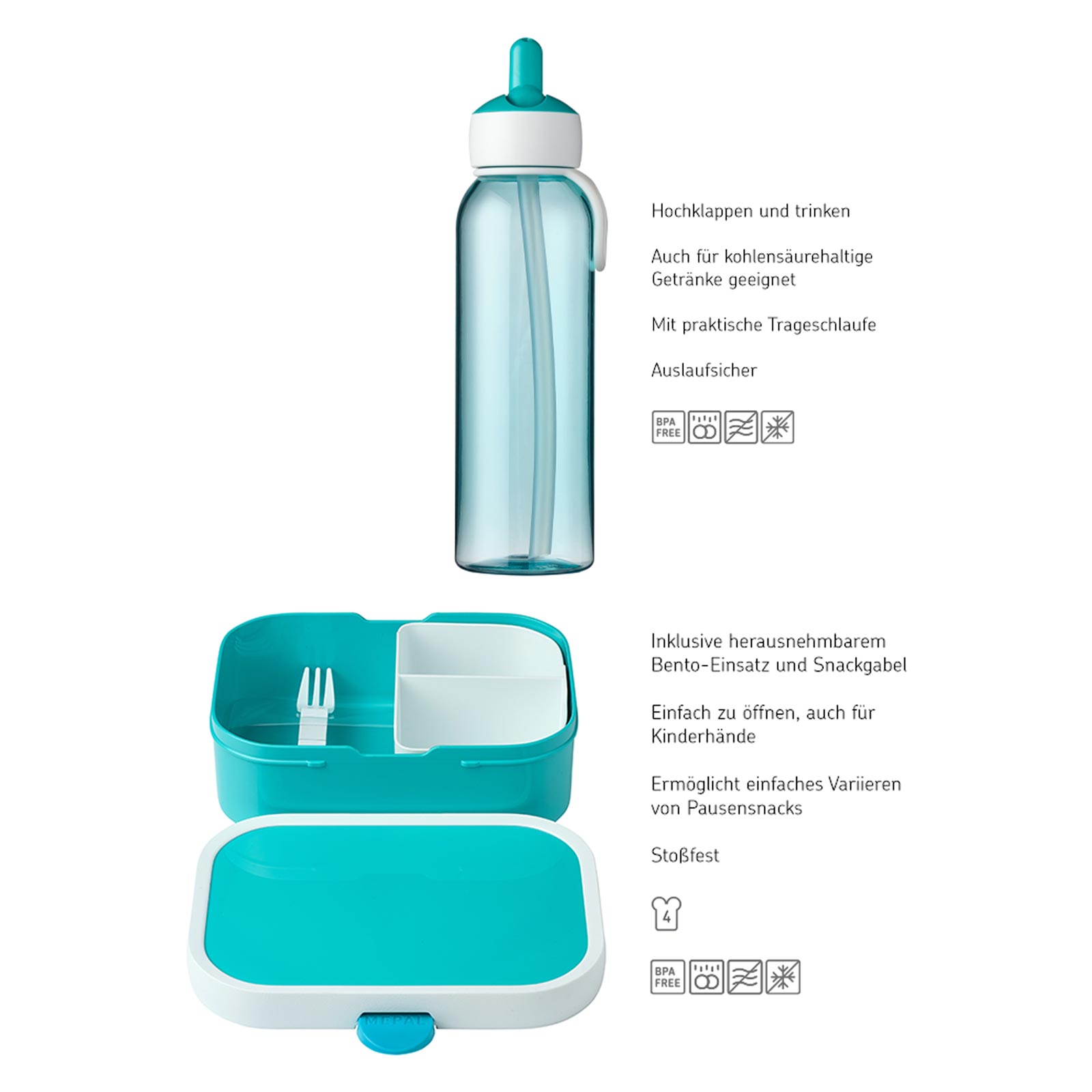 Mepal CAMPUS Lunchset 2-teilig blau