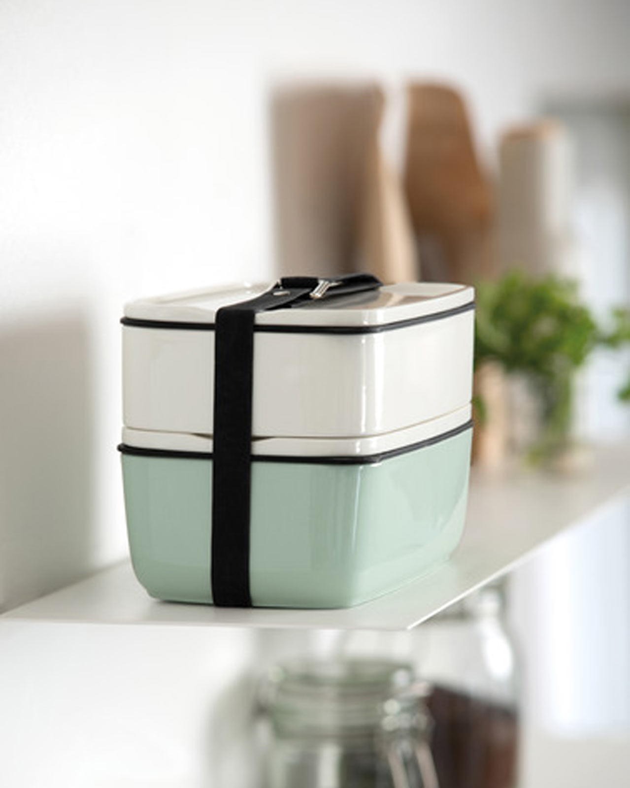 like. by Villeroy & Boch To Go & To Stay Lunchbox-Set 2-teilig eckig mintgrün - DS