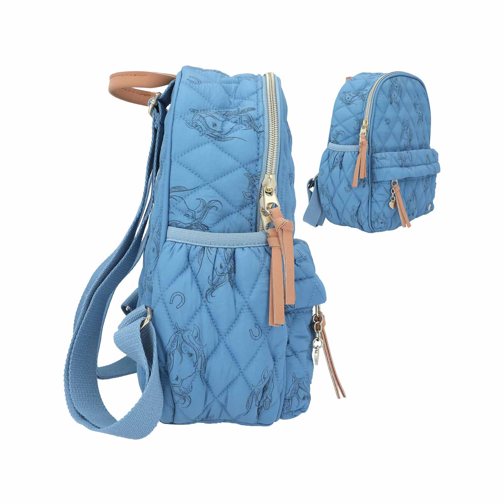 Miss Melody Rucksack BLUE QUILT