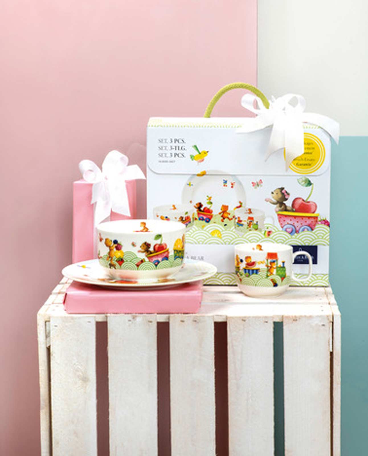 Villeroy & Boch HUNGRY AS A BEAR Kindergeschirrset 3-tlg