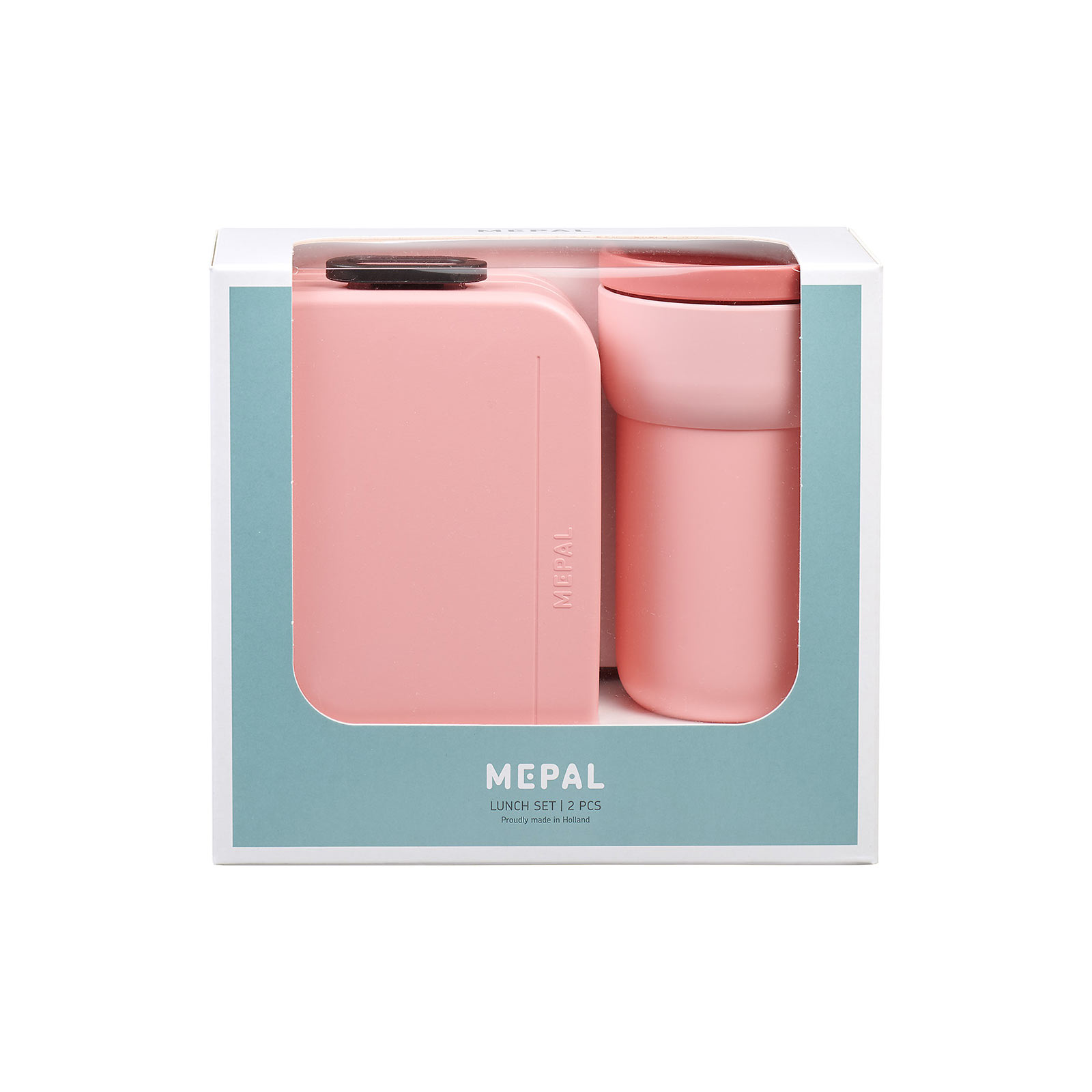 Mepal Ellipse + TAB Lunchset Kaffee Nordic Pink - A 