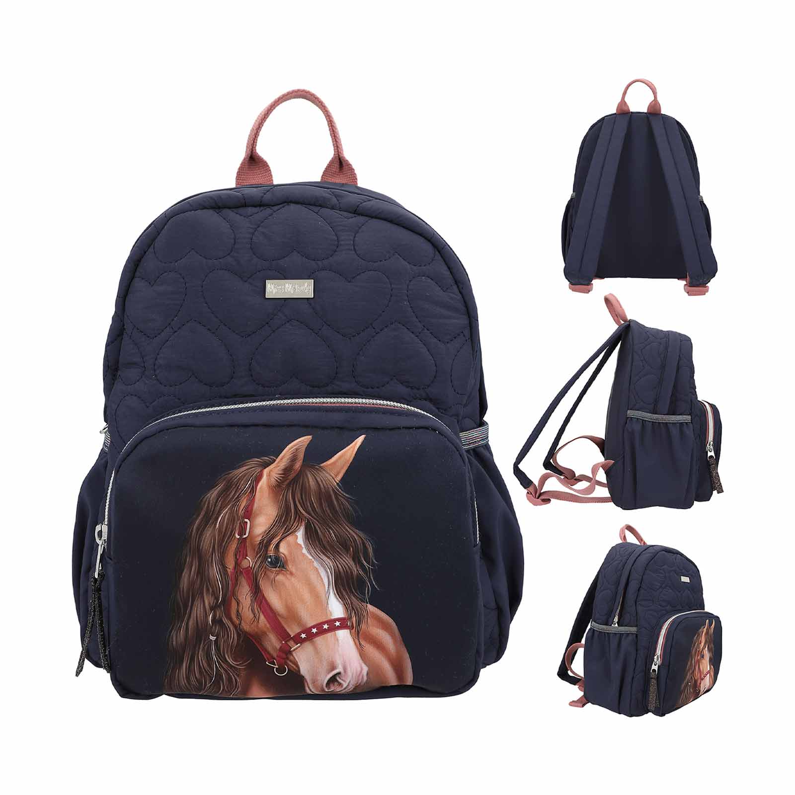 Miss Melody Rucksack mit Herzsteppung GLITTER HORSE