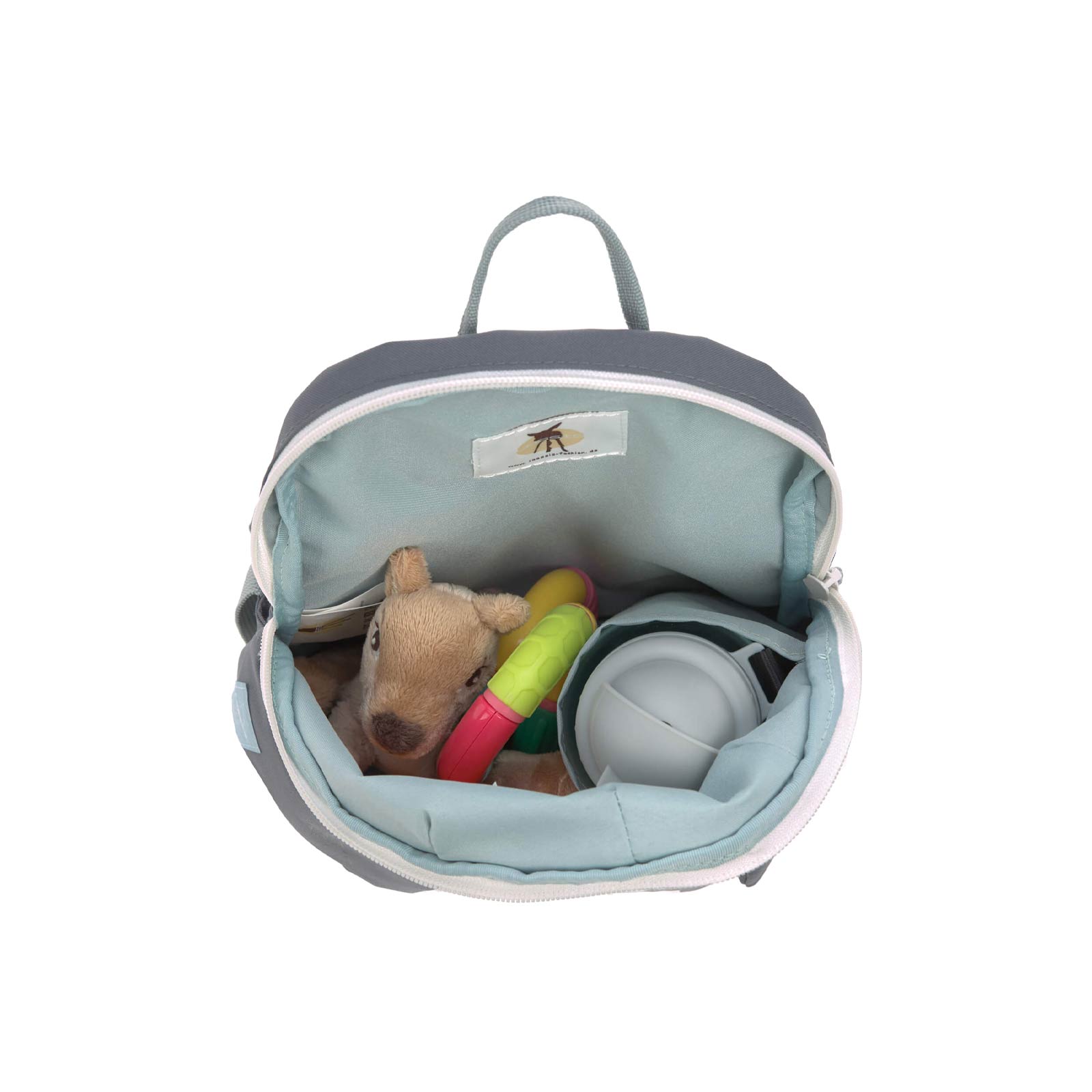 Lässig About Friends Kinder Rucksack mit Lunchset Waschbär - A 