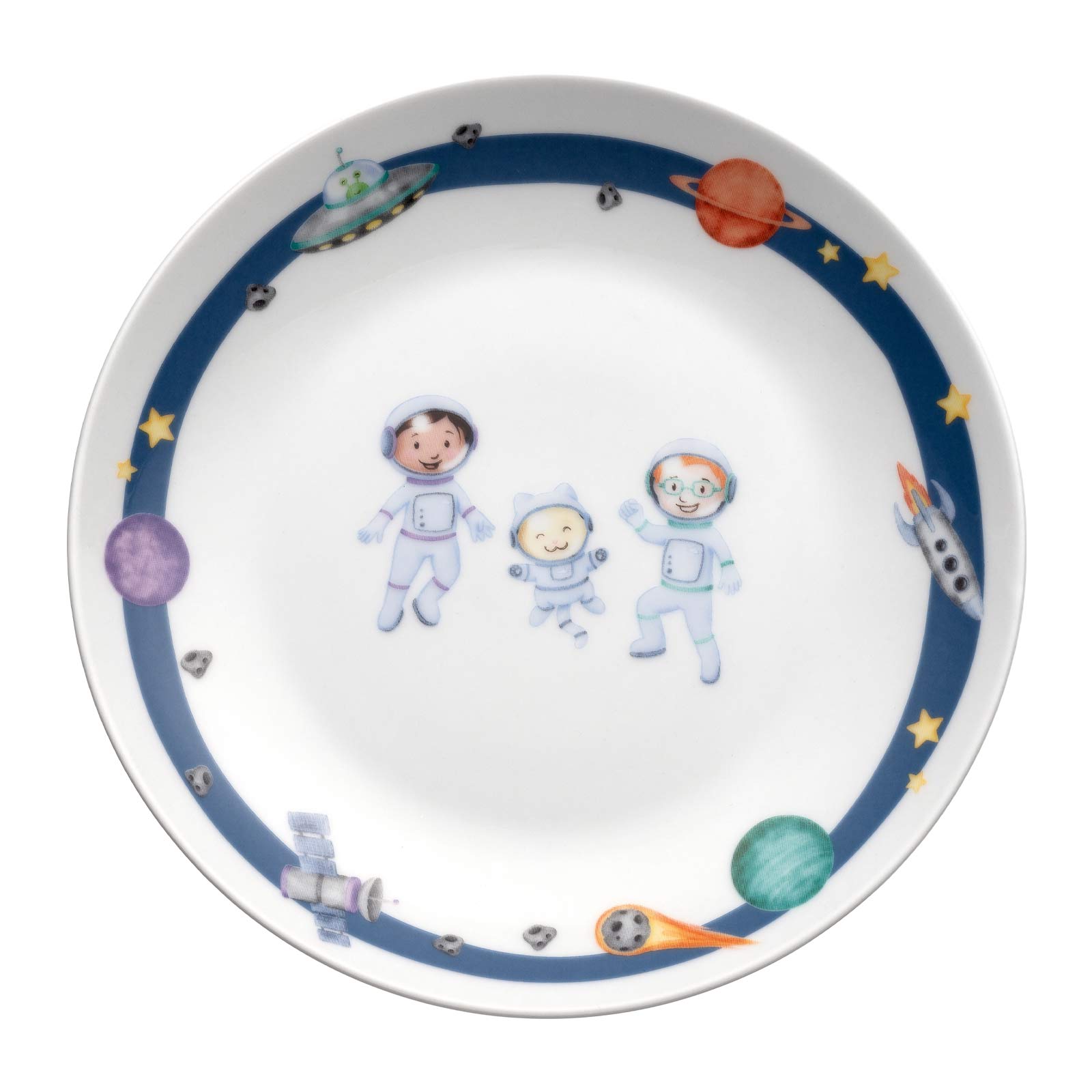 Leonardo BAMBINI Avventura Kindergeschirr Set 3-teilig Weltall - A 