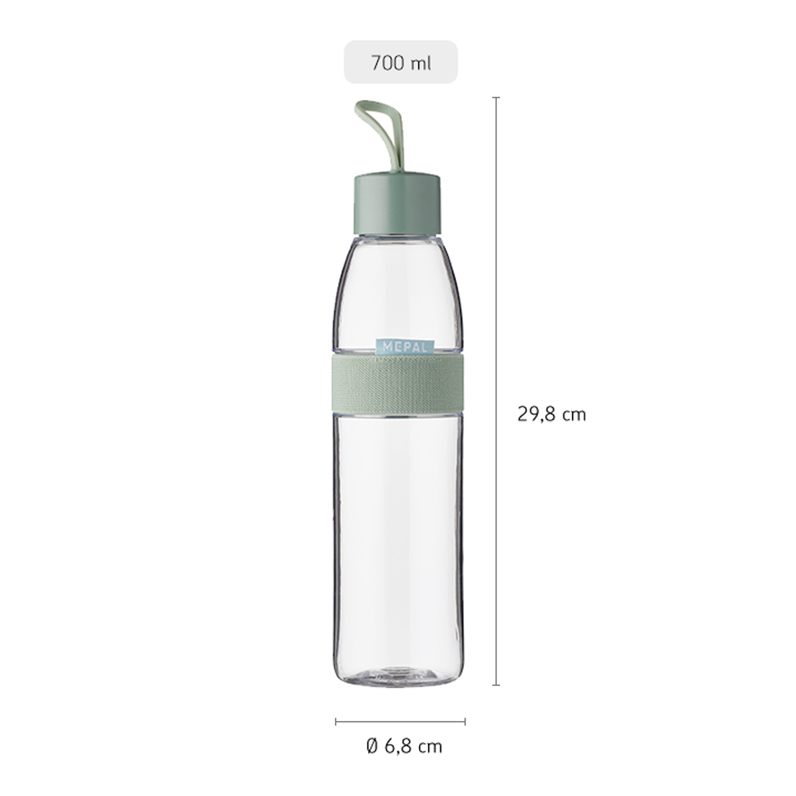 Mepal ELLIPSE Trinkflasche 700 ml Nordic Green - A 