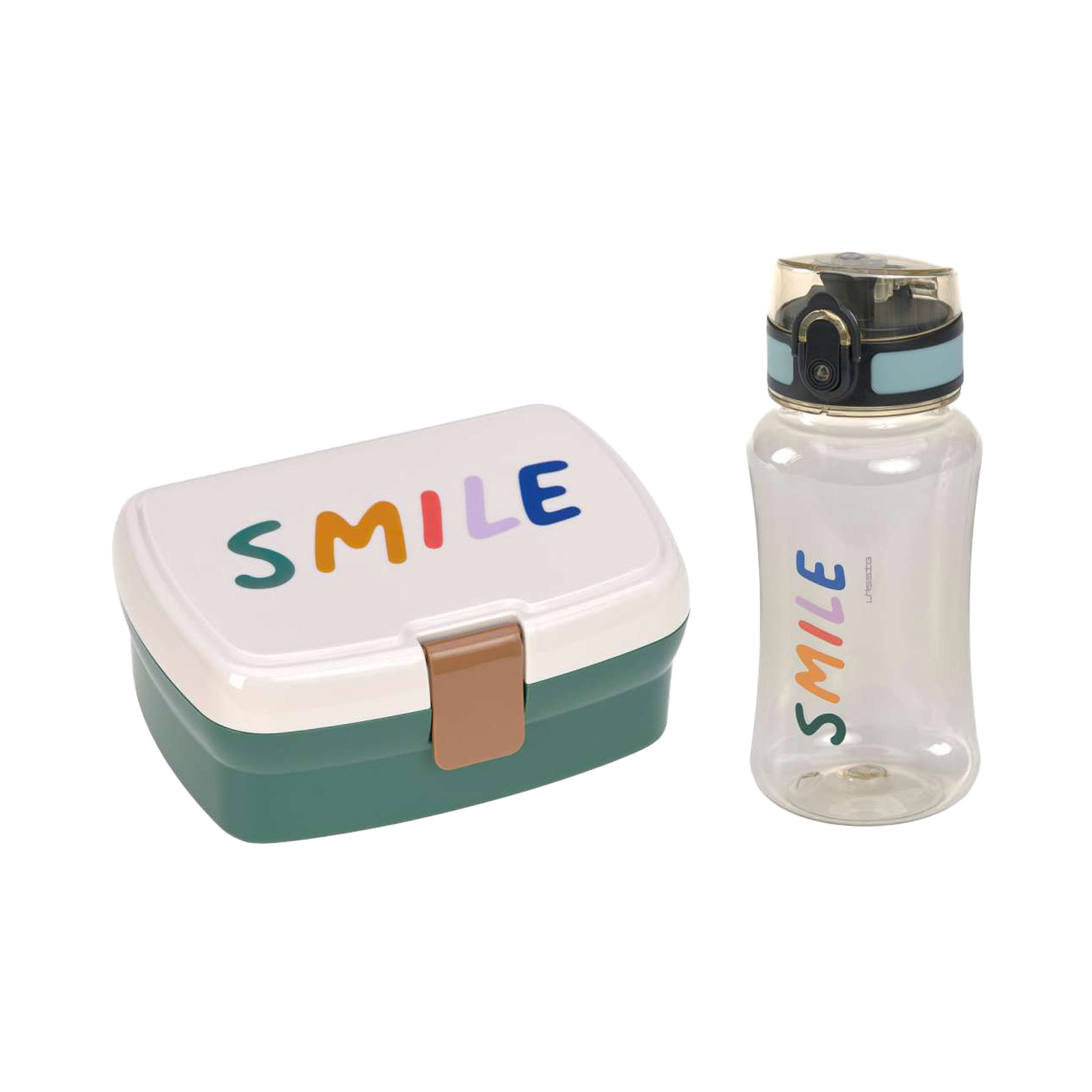 Lässig Little Gang Lunchset Smile Milky - A 