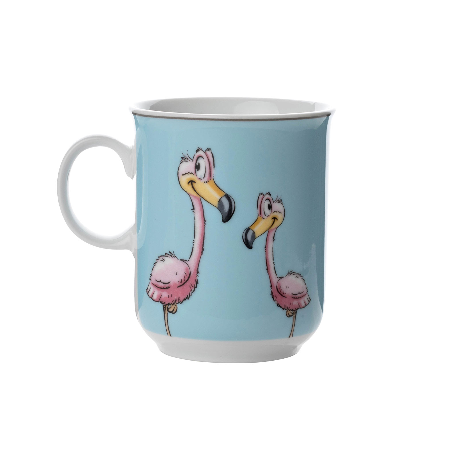 Kinderbecher mit Gravur HAPPY ZOO 270 ml Flamingo