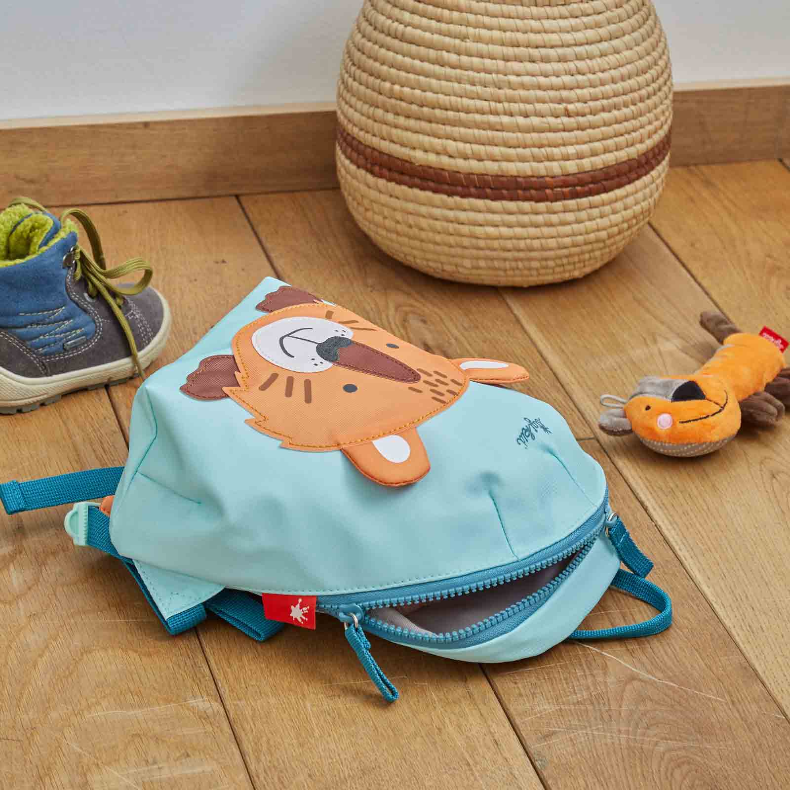 Sigikid Kinder Minirucksack Tiger grün - A 