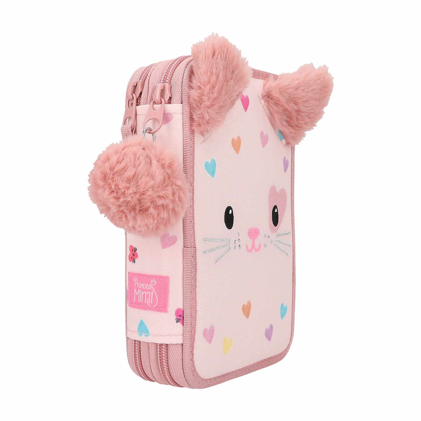 Princess Mimi 2-Fach Federtasche KITTY LOVE