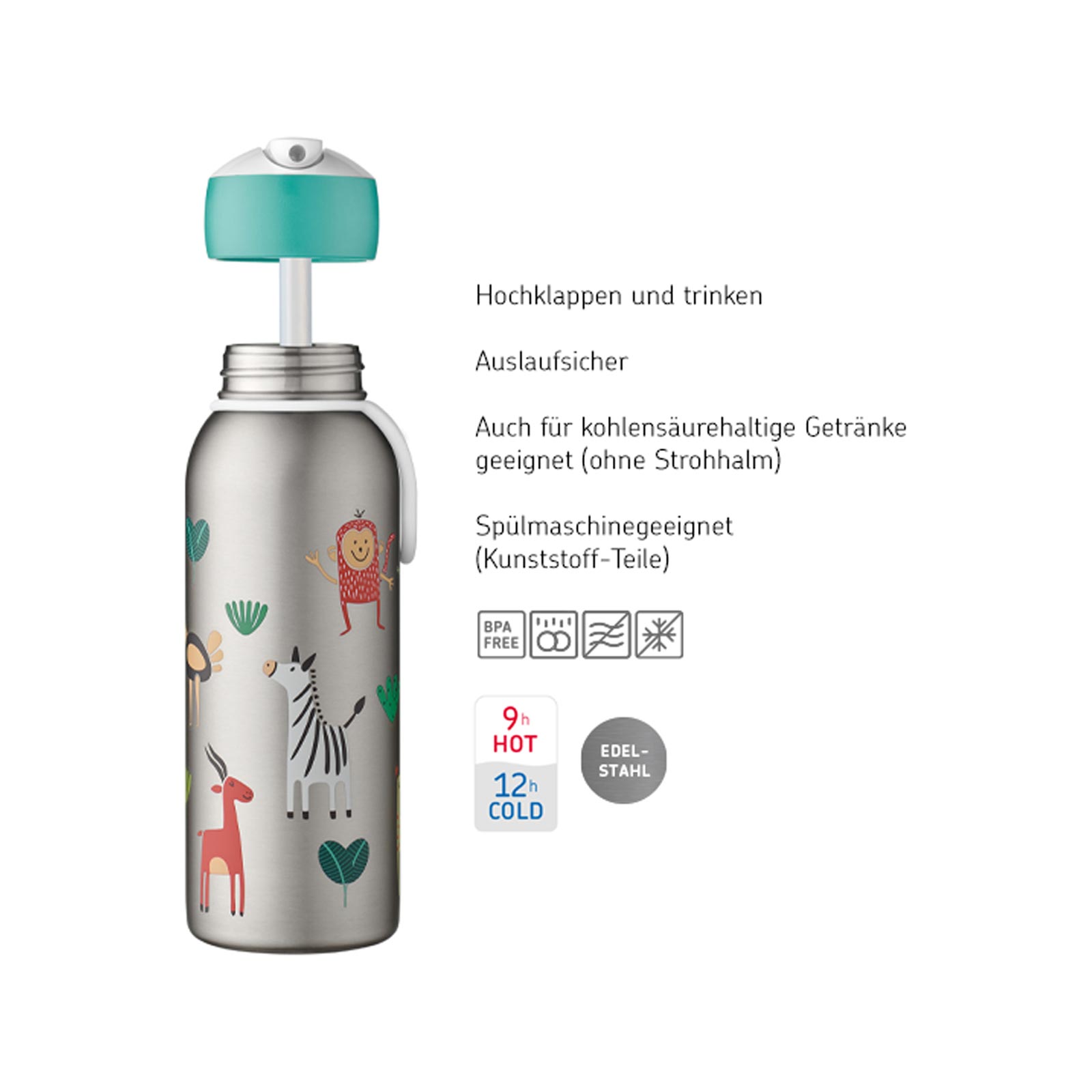 Mepal CAMPUS Thermoflasche Flip-Up 350 ml Paw Patrol Girls