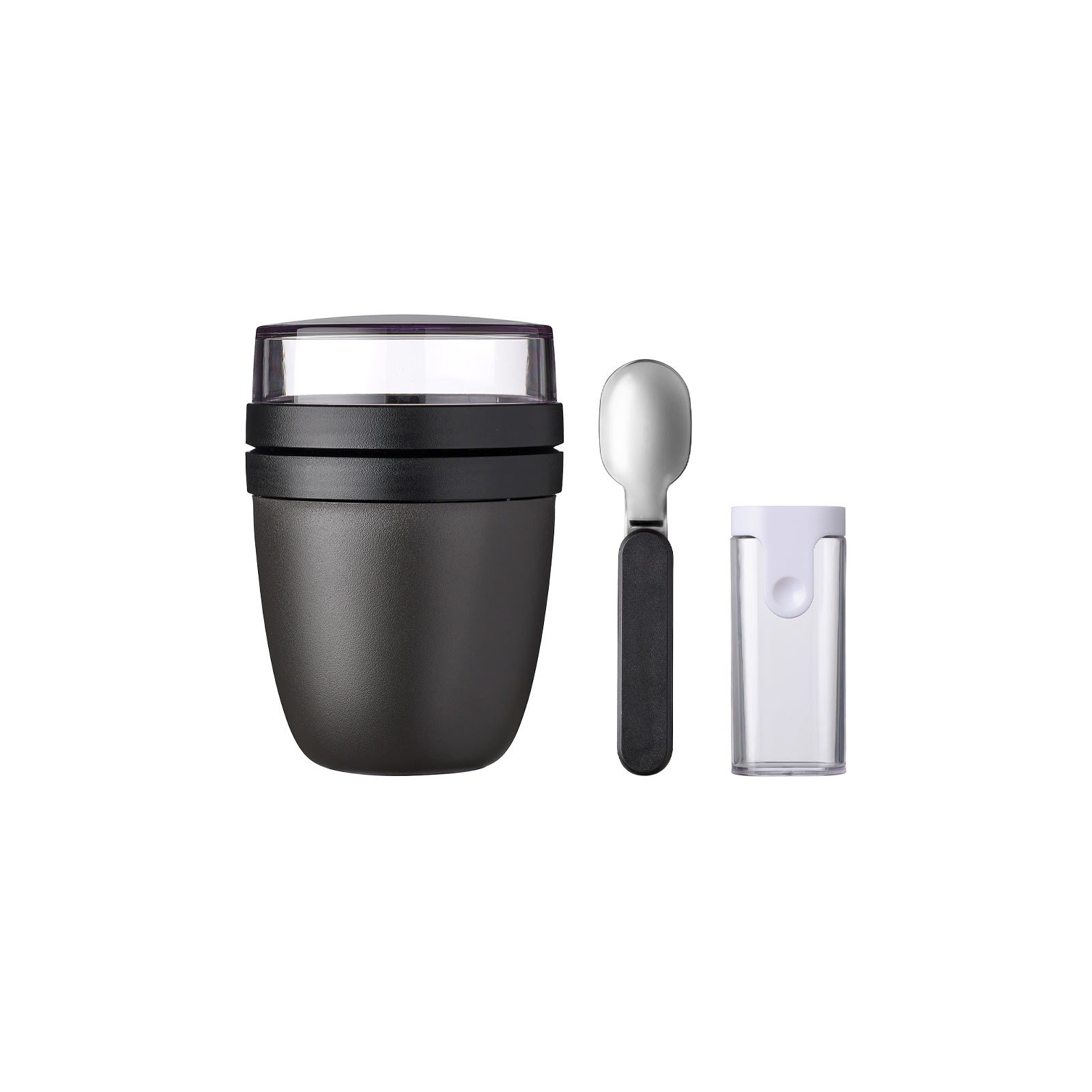 Mepal ELLIPSE Lunchpot + Faltbarer Löffel in Nordic Black