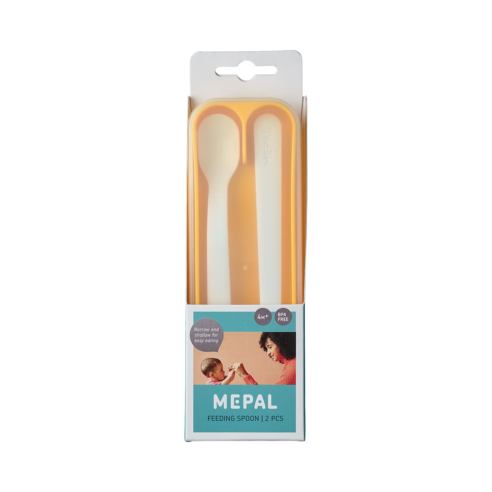 Mepal MIO Fütterlöffel yellow 2er Set - A 