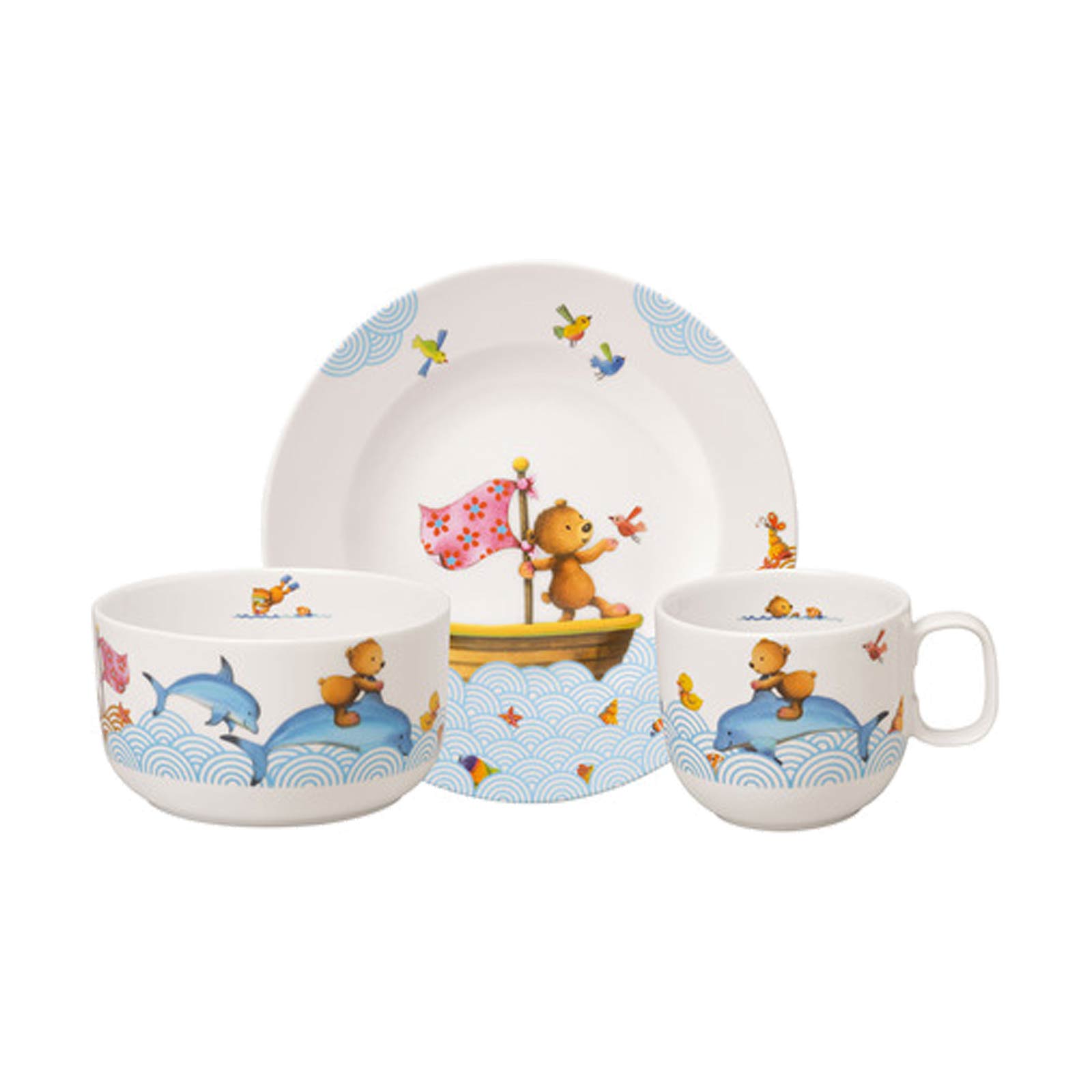 Villeroy & Boch HAPPY AS A BEAR Kindergeschirrset 3-tlg