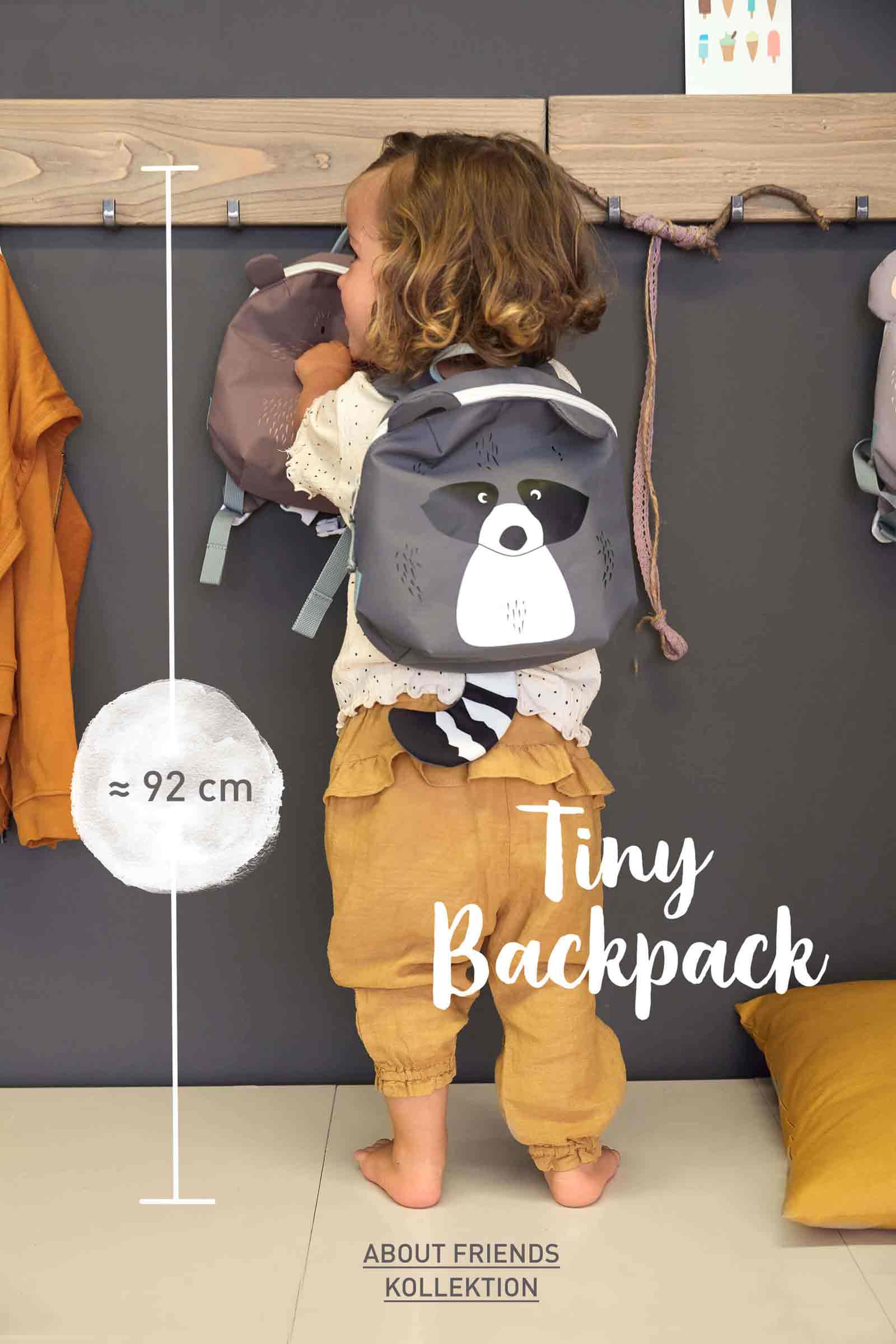 Lässig Kindergartenrucksack About Friends Waschbär - A 